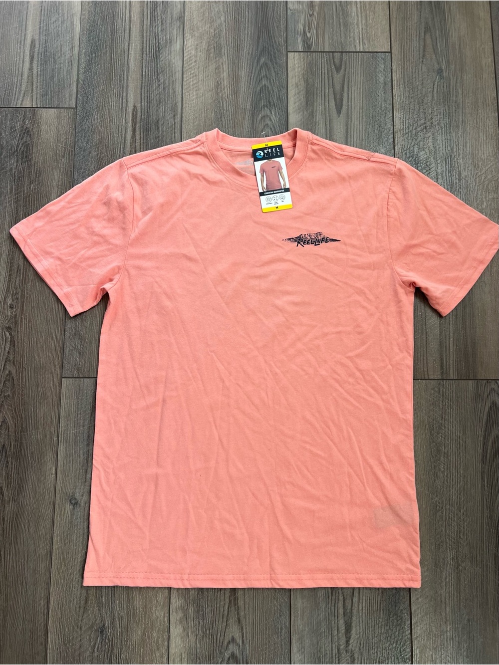 NWT Reel Life Men's Graphic Tee Size M